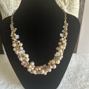 Vintage Gold and Pearl Necklace